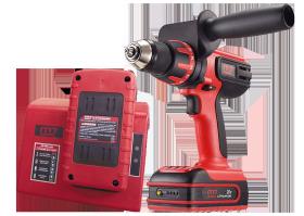 KING TONY DD18132A - M7 - TALADRADORA CON MANDRIL AUTO AJUSTABLE 13MM 20V-1.3AH