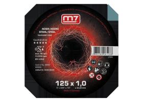 KING TONY DGD210229P - M7 - JUEGO DE 25 DISCOS DE CORTE EXTRAFINOS 125 X 1,0 X 22,2