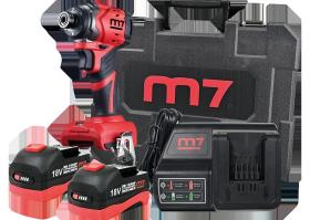 KING TONY DS202A - M7 - ATORNILLADOR DE BATERíA 1/4' 18V 5AH CON CARGADOR Y 2