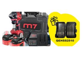 KING TONY DS202AP - M7 - ATORNILLADOR DE BATERíA 1/4' 18V DS202A + QEHSS2510 OF