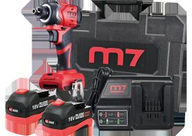 KING TONY DS203A - M7 - ATORNILLADOR DE BATERíA 1/4' 18V 5AH CON CARGADOR Y 2
