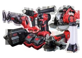 KING TONY M7PACKV12 - M7 - PACK DH101+DS202K+DRS101+DCS101+DG501+DFL101+DC18DB50P2