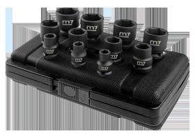 KING TONY MB42011M - M7 - CAJA DE VASOS DE IMPACTO 1/2' 11 PIEZAS - 10 A 32MM