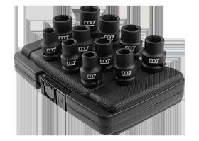 KING TONY MB42011M1 - M7 - CAJA DE VASOS DE IMPACTO 1/2' 11 PIEZAS - 10 A 21MM