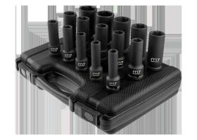 KING TONY MB43015M - M7 - CAJA DE VASOS LARGOS DE IMPACTO 1/2' 15 PIEZAS - 10 A