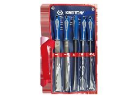 KING TONY P1015GQ - JUEGO DE 5 LIMAS 250MM + 9CZ201 GRATIS