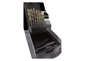 KING TONY QEHSSC25 - M7 -  JUEGOS DE BROCAS HSSE-CO 5% COBALTO 1-13MM - 25 PZAS